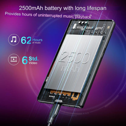 MP4 Player de 80GB cu WiFi, Bluetooth, Touchscreen de 5.0 inch, sistem de operare Android 9.0, procesor MTK 8 nuclee, accepta descarcarea APK, Browser, E-Book, Recorder, Egalizator, Mechen, negru