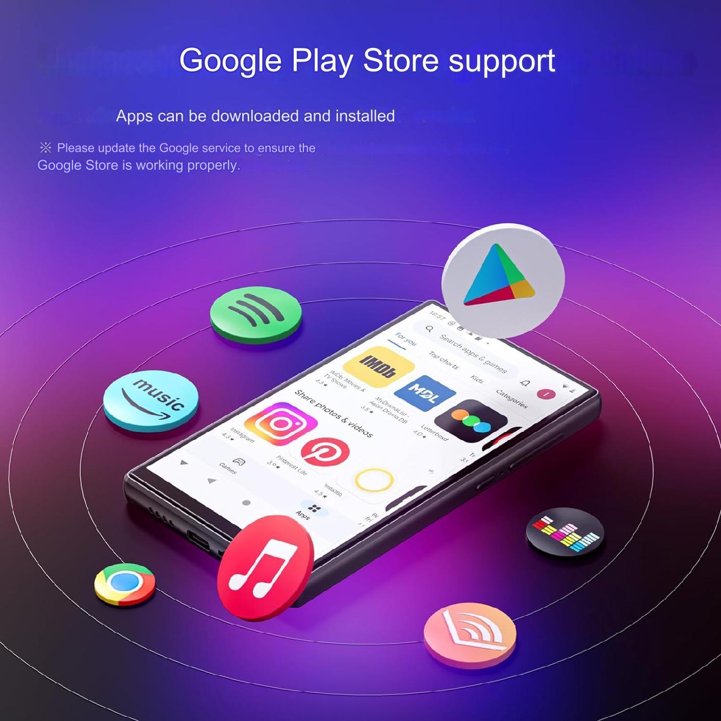MP4 Player de 80GB cu WiFi, Bluetooth, Touchscreen de 5.0 inch, sistem de operare Android 9.0, procesor MTK 8 nuclee, accepta descarcarea APK, Browser, E-Book, Recorder, Egalizator, Mechen, negru