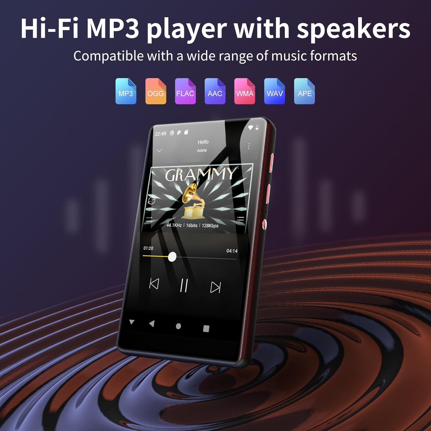 MP4 Player de 80 GB cu WiFi, Bluetooth, Touchscreen de 4.0 inch, sistem de operare Android 8.1 OS, procesor cu 8 nuclee de 1,92 GHz, aplicati preinstalate, Play Store, Browser, E-Book, Radio Fm, Recorder, Spotify, SWOFY negru