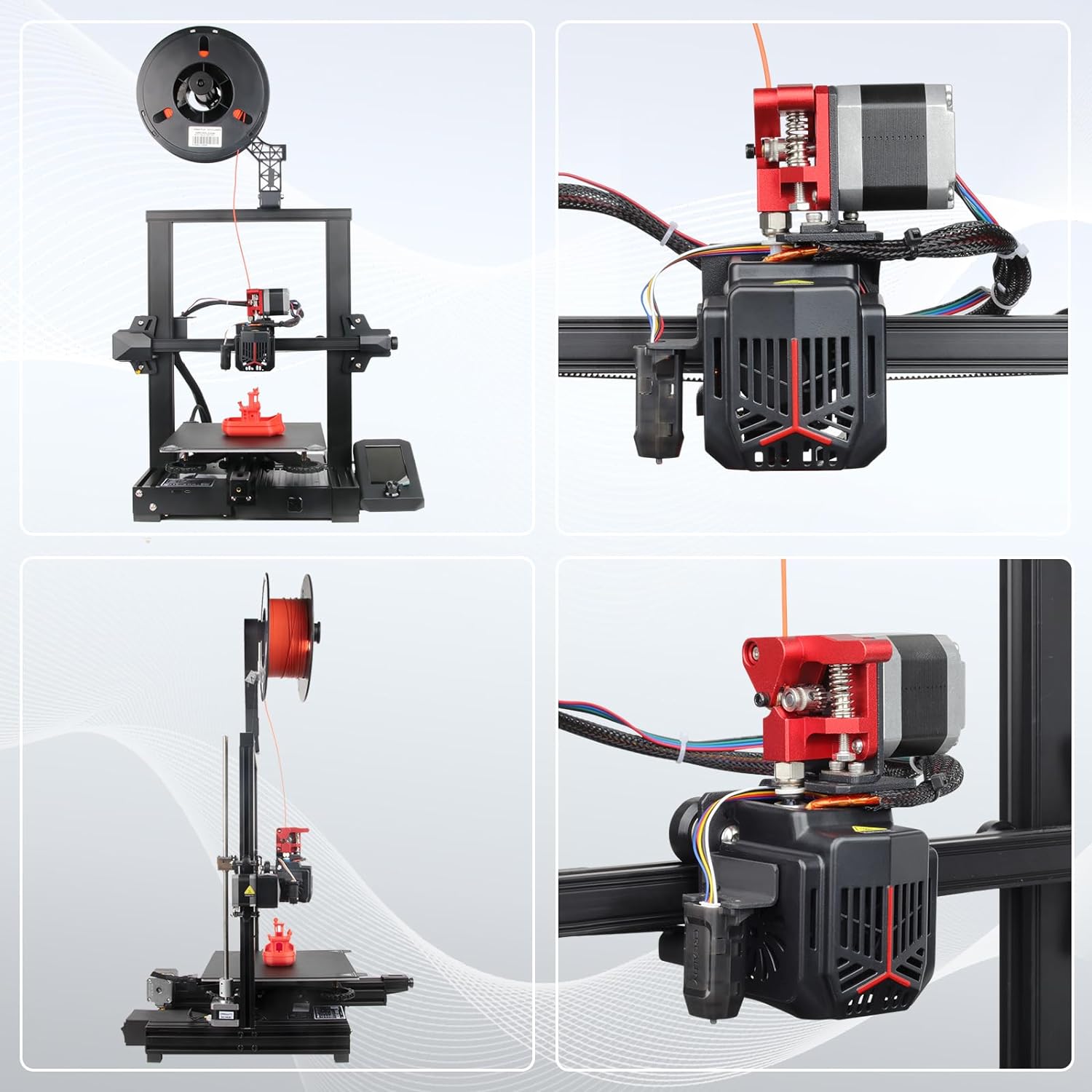 Kit de conversie extruder imprimanta 3D, suport Direct Drive compatibil cu Ender 3 V2 Neo, Ender 3 Neo / Max  si Bowden Extruder