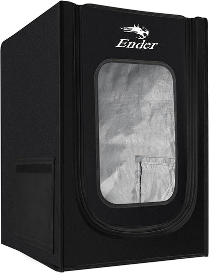 Husa imprimanta 3D Creality pentru seria Ender 3, Ender 3 Pro, Ender 3S, Ender 3 V2, Ender 3 Neo, Ender 3 V2 Neo, Ender 2, Ender 2pro, CP-01, Ignifuga, impermeabila, rezistenta la praf, detasabila 720x600x480mm, Negru