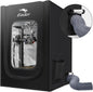 Husa imprimanta 3D Creality pentru seria Ender 3V2/3V2 Neo/Ender 3S1/3S1 Pro/Ender 3Pro/Ender 3/3Neo/Ender 3Max/Neo/Ender 6SE/Ender 5/5Pro/5S1, cu gura de aerisire, Ignifuga, impermeabila, rezistenta la praf, detasabila 750x650x550mm, Negru