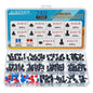 Set 200 microintrerupator, butoane tactile 12V, buton switch cu 4 pini, 6x6x5mm, 6x6x6mm, 6x6x7mm, 6x6x8mm, 6x6x9mm, 6x6x10mm, 6x6x11mm, 6x6x12mm, 6x6x4.3mm, 6x6x13mm, cu 40 de capace, cutie de depozitare si transport, Negru