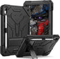 Husa compatibila cu iPad 10.9 inch, generatia a 10-a, 2022, protectie 360 de grade, cu suport pix, rezistenta la socuri, robusta, cu suport tip stand, design transformers, pentru copii