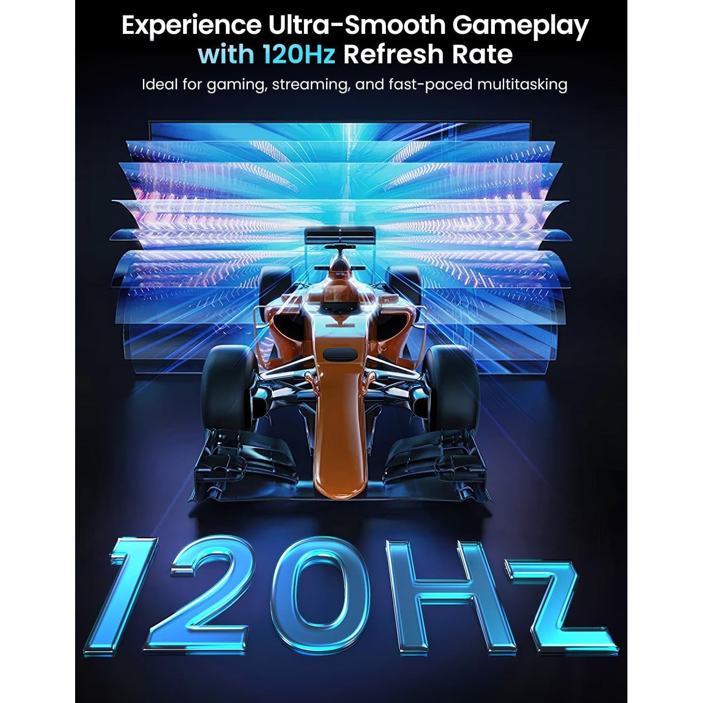 Monitor portabil gaming SUPERFECT 18.5 inch, Full HD 1920x1080 IPS mat, 120Hz, 16:9, 125% sRGB, USB-C + Mini HDMI, difuzoare integrate, suport reglabil, compatibil VESA, pentru laptop, PC, telefon, PS4/PS5, Xbox
