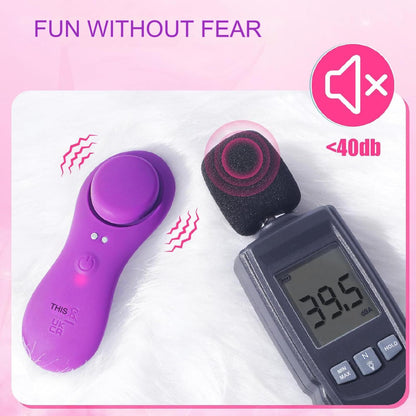Vibrator fluture pentru chiloti cu telecomanda si aplicatie telefon, stimulator clitoris cu 10 moduri de vibratii, magnetic, IPX7 impermeabil ultra-subtire