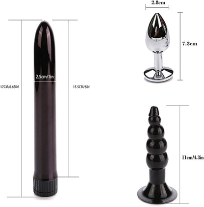 Set de 35 jucarii erotice, BDSM, bondage, catuse, bici, cleme pentru mamelon, set plug, pentru incepatori si cupluri cu experienta