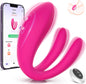 Vibrator pentru adulti, stimulator clitoris cu telecomanda si aplicatie telefon, 10 moduri de vibratie, IPX7 impermeabil, dildo erotic
