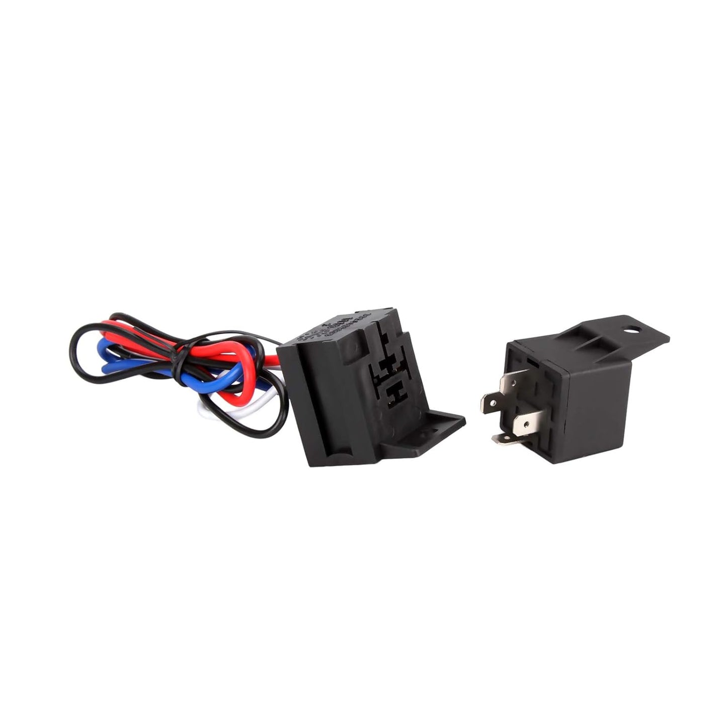 Panou comutator Tuning 12V, cu releu, cablaj, buton pentru pornire, intrerupator cu protectie si placa din fibra de carbon