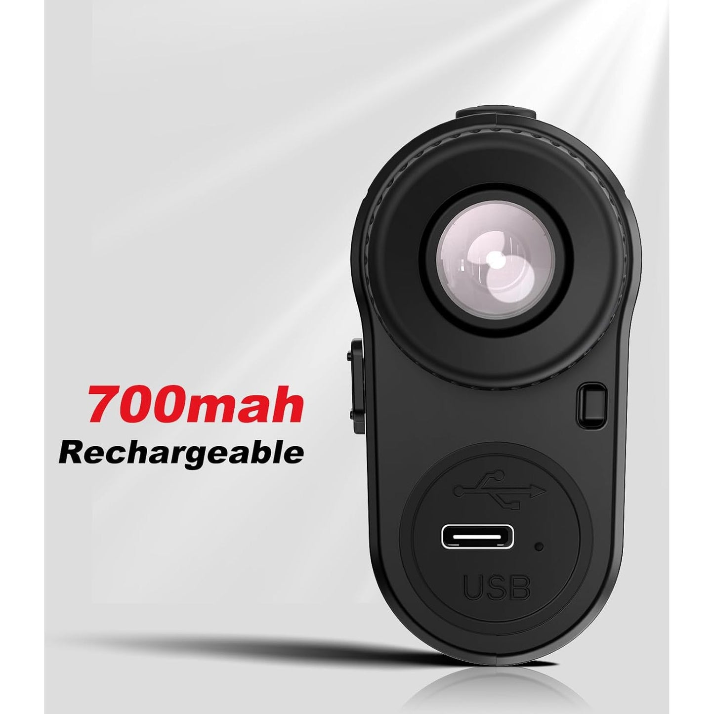 Telemetru laser Golf 1000Y, marire 6x, functie Slope/Inclinare, blocare tinta cu confirmare prin vibratie, reincarcabil USB, scanare continua, afisaj LCD HD, precizie ±1 Yard, pentru golf si vanatoare