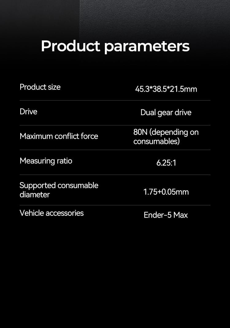 Mecanism de extrudare 3D metalic pentru imprimanta Creality Ender 5 Max, Extruder Upgrade/Schimb, compatibil cu filament standard, accesoriu precizie alimentare filament