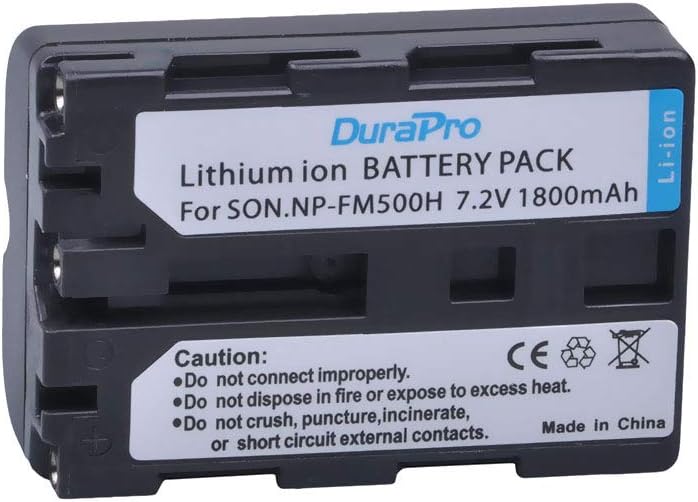 Set de 2 acumulatori NP-FM500H si incarcator USB LCD, pentru Sony a99, a77, a58, a57, a65, a68, a200, a300, a350, a450, a500, a550, a560, a700, a850, a90