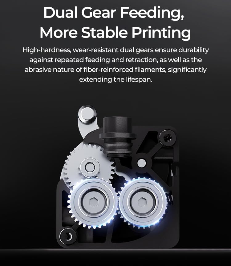 Mecanism de extrudare 3D metalic pentru imprimanta Creality Ender 5 Max, Extruder Upgrade/Schimb, compatibil cu filament standard, accesoriu precizie alimentare filament