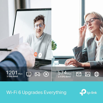 Adaptor wireless, WiFi 6 Dual Band, 1800 Mbs, cu USB 3.0, criptare WPA3, MIMO, OFDMA, doar pentru Windows 10, 11