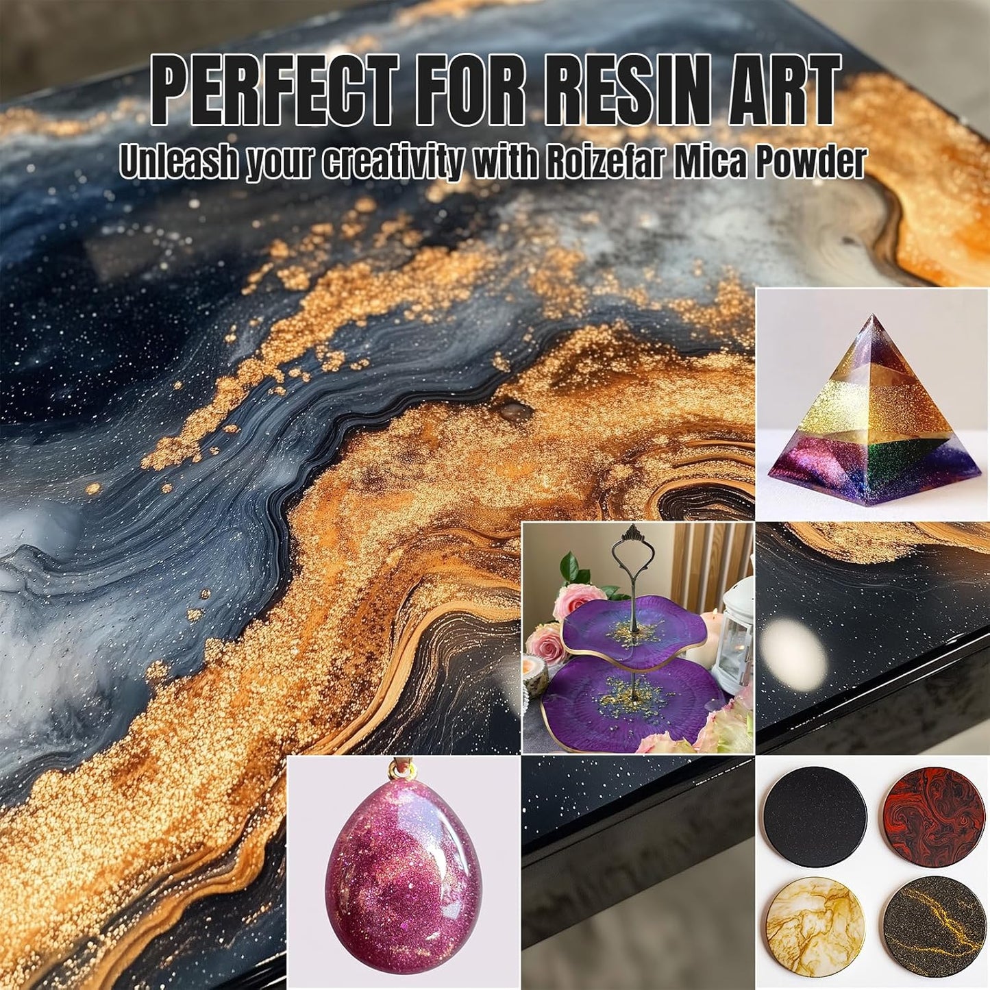 Set pigmenti pudra cu 32 culori metalice 5 g, colorant pulbere metalizata, aditiv multifunctional pentru vopsea, rasina epoxidica, lumanari, slime, sapun