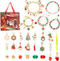 Calendar advent 2025 pentru fete – Calendar de Craciun cu 24 de zile, set bijuterii cu bratara si talismane, cadou de sarbatori, pentru copii cu varsta 6–12 Ani