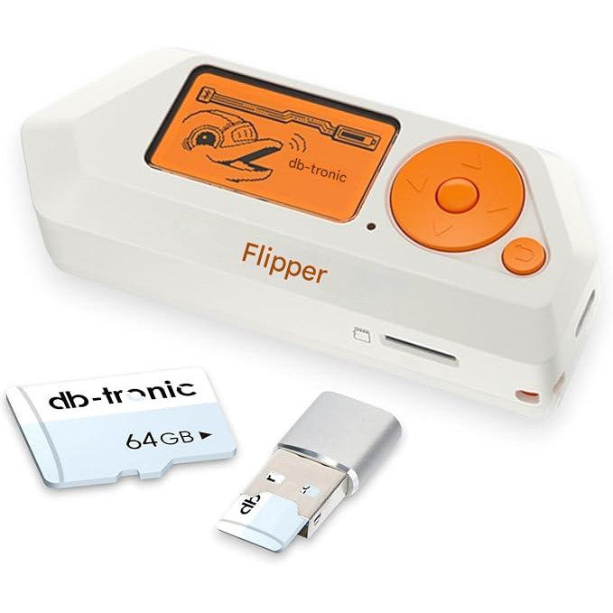 Dispozitiv multifunctional portabil Flipper Zero cu card de memorie de 64 GB si cititor de carduri USB