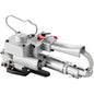 Aparat pneumatic de legat banda PP/PET, latime de 1, 9 - 2, 54 cm, forta mare intindere 4000N, presiune de 0, 5 - 0, 8 MPa, pentru hartie, aluminiu, otel, lemn, fibre chimice, bumbac, panouri din lemn, marmura, caramizi
