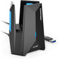 Adaptor USB WiFi 7 COMFAST 6500Mbps, Stick WLAN Tri-Band cu USB 3.0, MU-MIMO, OFDMA si WPA3, Dongle Wireless Plug & Play fara Driver pentru PC si Laptop cu Windows 10/11, cu antena integrata, negru
