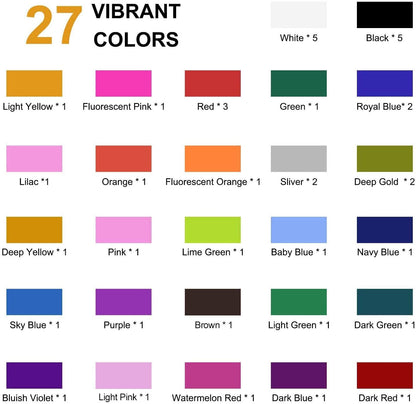 Set 40 foi vinil transfer termic, film pentru plotter, 30, 5 cm x 25, 4 cm, multicolor, pentru tricouri si tesaturi, cu 2 bucati teflon