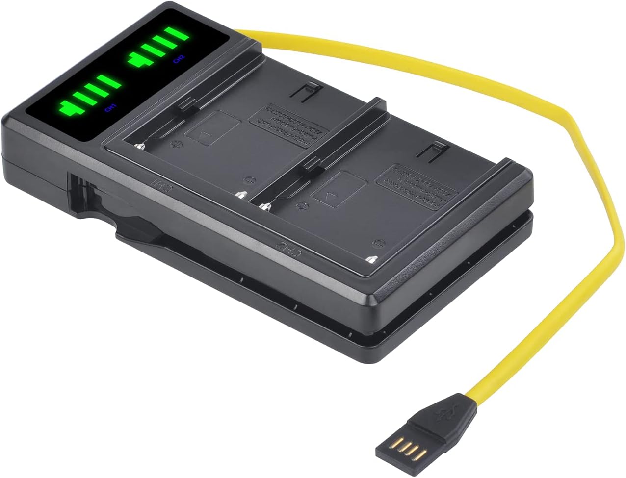 Set de 2 acumulatori NP-F750 NP-770 5200mAh cu incarcator USB cu display LCD, pentru Sony NP-F330 NP-F550 NP-F570 NP-F750 NP-F770 NP-F960 NP-F970 CCD-SC5 CCD-TRV DCR-TRV Series