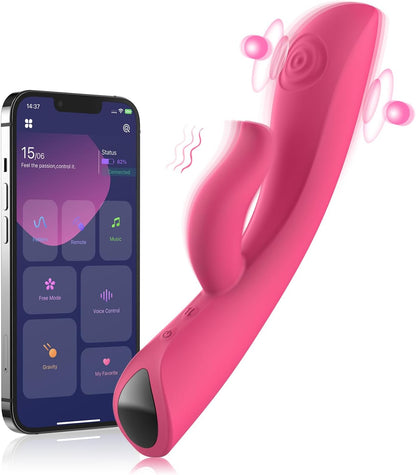 Vibrator cu senzatie unica, cu apicatie integrala, control de la distanta , motor dublu 7x7 moduri, bun pentru calatorii lungi in cuplu sau singuri