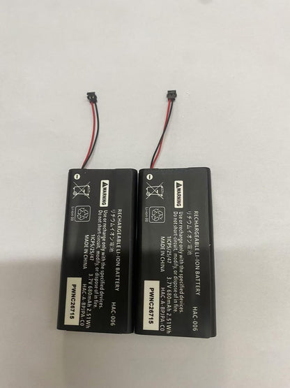 Set 2 acumulatori 680 mAh pentru Nintendo Switch Joy-Con L/R, compatibile HAC-015 / HAC-016, Li-Polymer, include 2 acumulatori + surubelnita