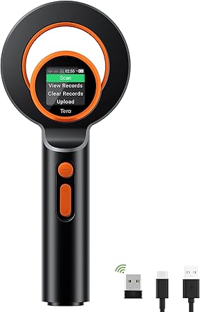 Cititor cipuri animale portabil, conexiune 3 in 1, suporta tehnologie ID64 FRID, EMID si FDX-B, ISO11784/85, ecran 1,44 inch, reincarcabil cu acumulator 1800 mAh, viteza de detectie mare, scanner RFID pentru caini, pisici si crotalii ureche