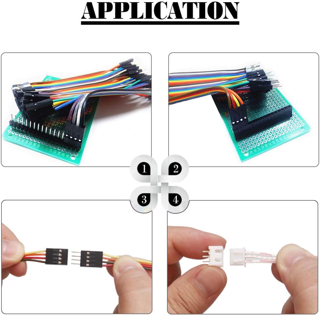 Set cleste de sertizare cu 1550 conectori dupont si 460 conectori mama/tata, cablu IDC de 1, 5 m (5 picioare), 0, 1-1 mm², KF2510, pentru ATX, EPS, PCIE si SATA