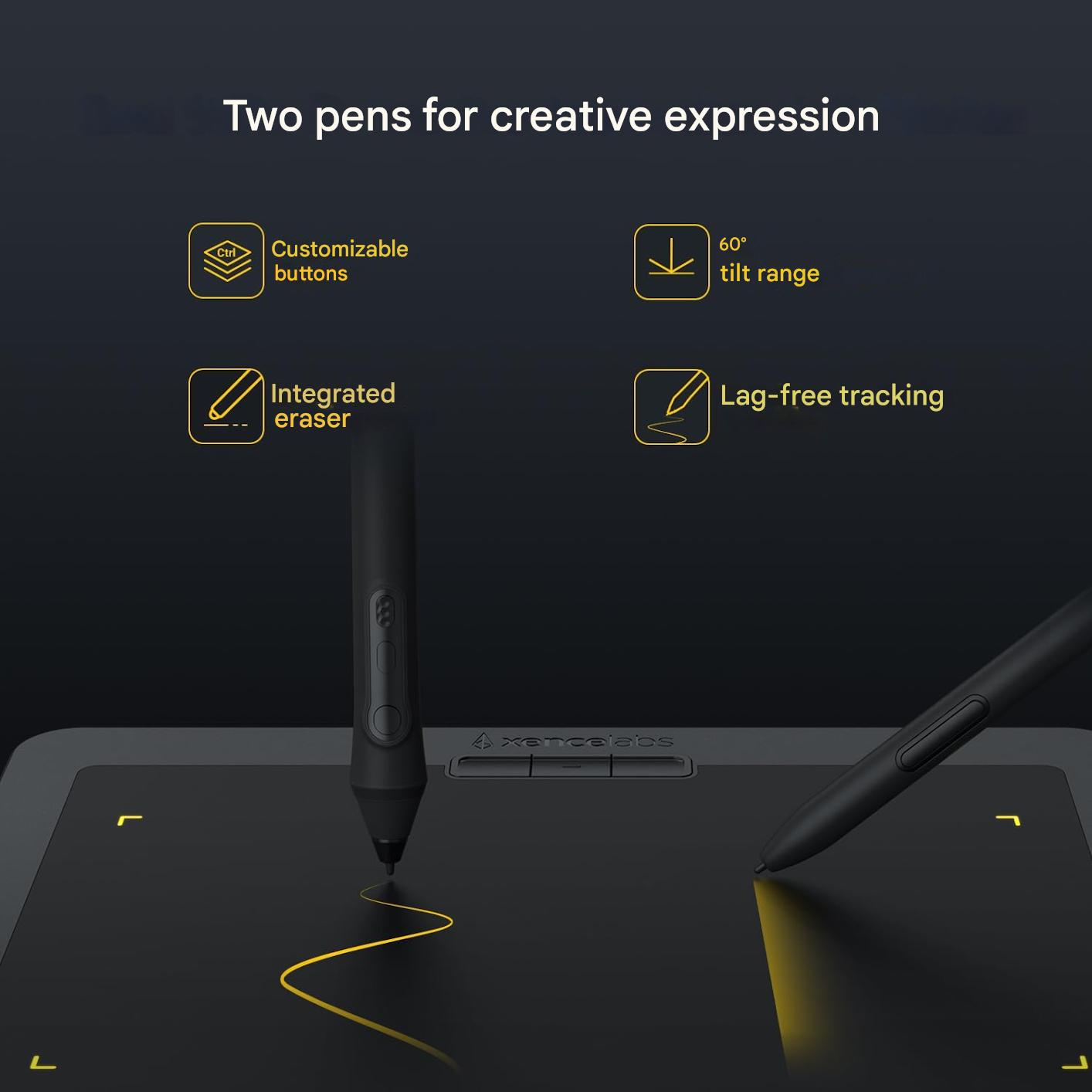 Tableta grafica profesionala Wireless 12 x 9 inch, telecomanda cu 40 functii programabile, 2 stilouri, 8192 niveluri presiune, inclinare 60 grade, manusa desen, geanta transport, rezerve, husa stilouri, dongle, cablu, pentru Windows/ARM, Mac, Linux
