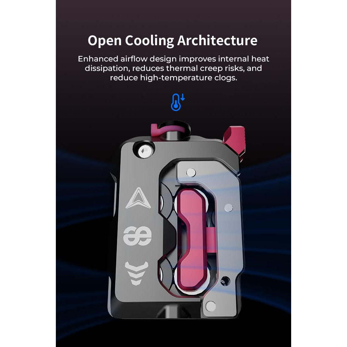 Kit extruder pentru imprimanta 3D Creality DXC K1/K1 Max/K1C – Phaetus Runice oficial, acoperire RNC, detectare inteligenta a ruperii filamentului, compatibil PLA/ABS/TPU/CF, plug & play, angrenaj dublu