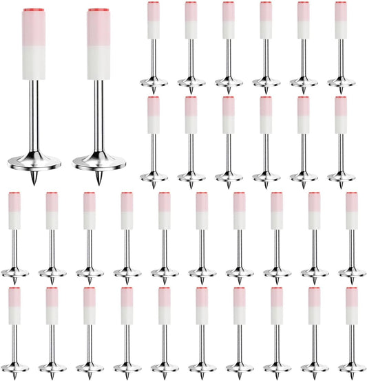 Set de 50 cuie rotunde, bolturi pentru pistol de cuie manual, de 7.3 mm, durabile, rezistente la rugina, pentru beton, lemn, caramida, tavane, pereti, pardoseli