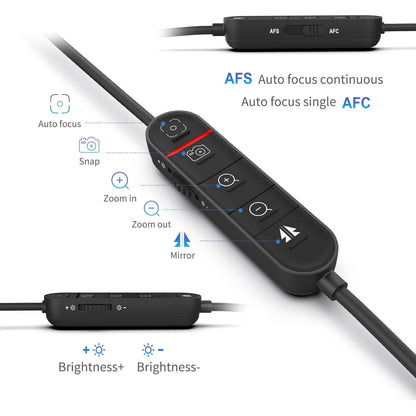 Camera de documente JOYUSING V600 ultra HD 4K 12MP, focalizare automata, 40 LED-uri reglabile, microfon incorporat, USB, pentru prezentari, conferinte, OBS si Streaming Live, Windows/Mac