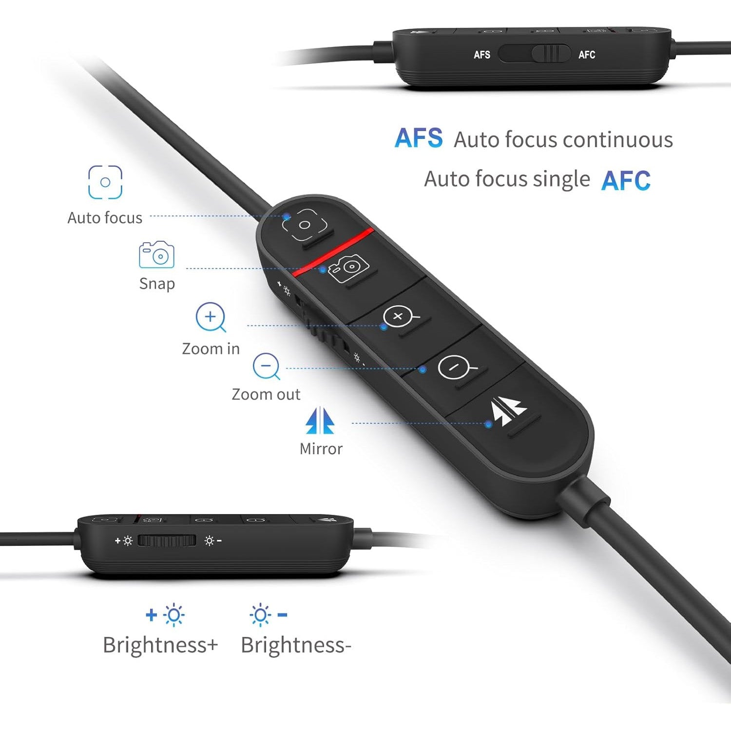 Camera de documente JOYUSING V600 ultra HD 4K 12MP, focalizare automata, 40 LED-uri reglabile, microfon incorporat, USB, pentru prezentari, conferinte, OBS si Streaming Live, Windows/Mac
