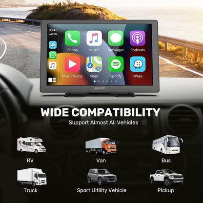 Navigatie Auto, Multimedia cu ecran 9 inch, camera marsarier, Apple CarPlay si Android Auto, Mirror Link, control vocal, transmitator FM, AUX