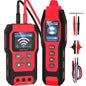 Detector profesional cabluri si circuite NOYAFA NF-8301, cu multimetru digital integrat, functie NCV fara contact 400V, 8 niveluri sensibilitate reglabila, localizare cabluri subterane si in perete, indicator semnal, lanterna LED, kit complet, rosu