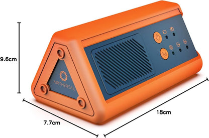Generator de ozon portabil Airthereal PA1K-GO 1000mg/h, fara fir, cu baterie reincarcabila 3000mAh, 4 moduri functionare, eliminare mirosuri, bacterii si virusi, pentru masina, hotel, birou, baie, spatii pana la 46 mp, autonomie pana la 4-6h