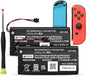Set 2 acumulatori 680 mAh pentru Nintendo Switch Joy-Con L/R, compatibile HAC-015 / HAC-016, Li-Polymer, include 2 acumulatori + surubelnita