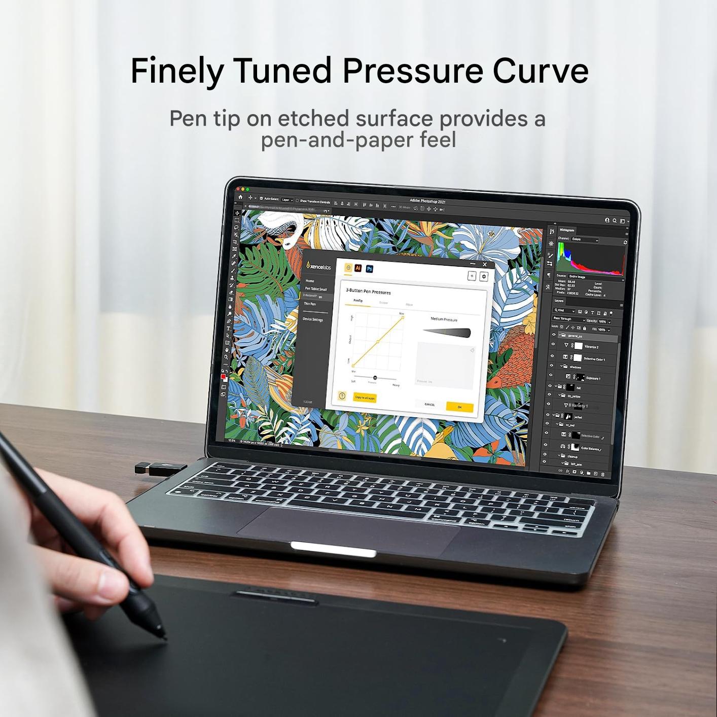 Tableta grafica profesionala Wireless 12 x 9 inch, telecomanda cu 40 functii programabile, 2 stilouri, 8192 niveluri presiune, inclinare 60 grade, manusa desen, geanta transport, rezerve, husa stilouri, dongle, cablu, pentru Windows/ARM, Mac, Linux