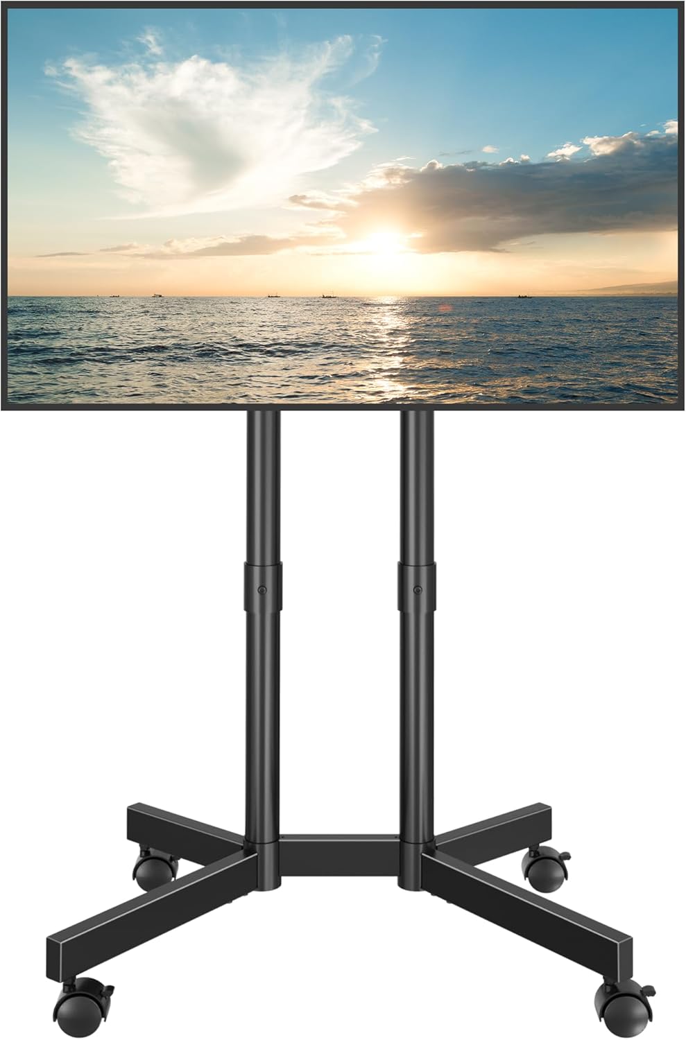 Suport TV BONTEC cu roti pentru ecrane Plasma/LCD/LED de 32-70 inch, pana la 50 kg, 6 reglaje de inaltime, VESA 400 x 400 mm