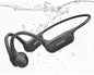 Casti Wireless Doogee Bone Sound, Bluetooth 5.4, IP68, 32GB, MP3 integrat, Open-Ear, mod dublu Bluetooth/MP3, pentru ciclism, fitness sau inot, gri inchis
