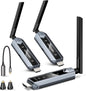 Transmitator HDMI Wireless VENTION 4K, 120m, 1 emitator + 2 receptoare, dual band 5GHz/2.4GHz, Plug & Play, 1080P@60Hz, ZeroDrop, pentru TV/Proiector/Laptop/PC