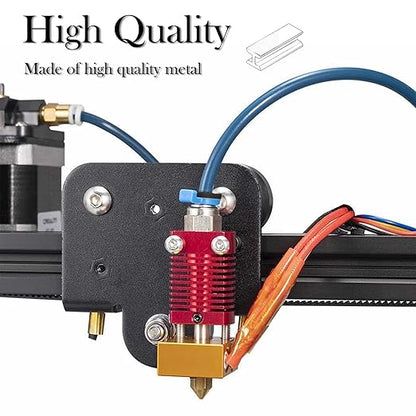 Set cap imprimare pentru imprimanta 3D, cu 2 extruder hotend, duze MK8 de 0, 4 mm, cheie 5 in 1, 2 capace din silicon, pentru CR10/CR10S/Ender 2/Ender 3/Ender 3S/Ender 5