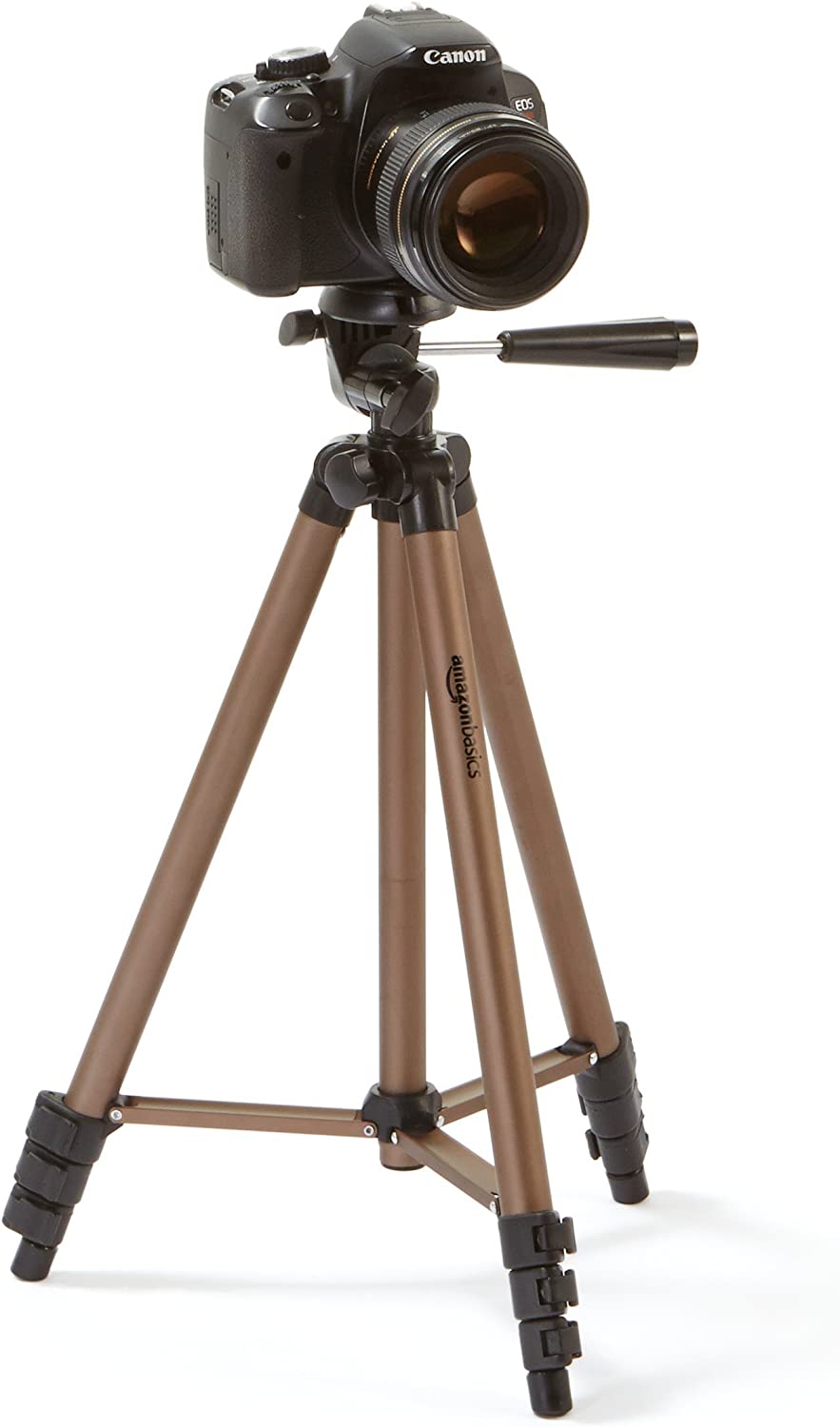 Trepied foto telescopic cu surub 1/4 inch pentru camera foto video, 42-127 cm, cu husa de transport si depozitare