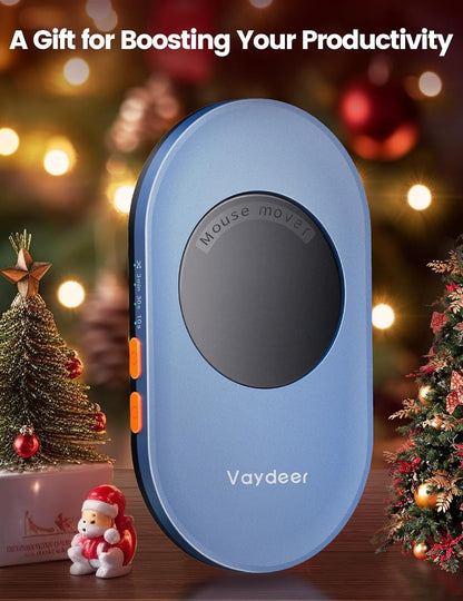 Mouse Jiggler ultra subtire Vaydeer, Plug and Play, cu buton pornit oprit, cu temporizator reglabil, nedetectabil, simuleaza miscarea cursorului