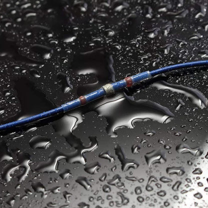 Set 500 conectori termocontractabili cu lipire si etansare cu fludor, pentru conductori electrici, rezistenti la socuri, impermeabili, cu cutie depozitare si transport