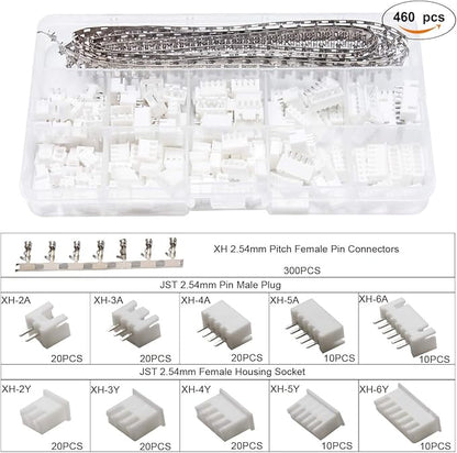 Set cleste de sertizare cu 1550 conectori dupont si 460 conectori mama/tata, cablu IDC de 1, 5 m (5 picioare), 0, 1-1 mm², KF2510, pentru ATX, EPS, PCIE si SATA