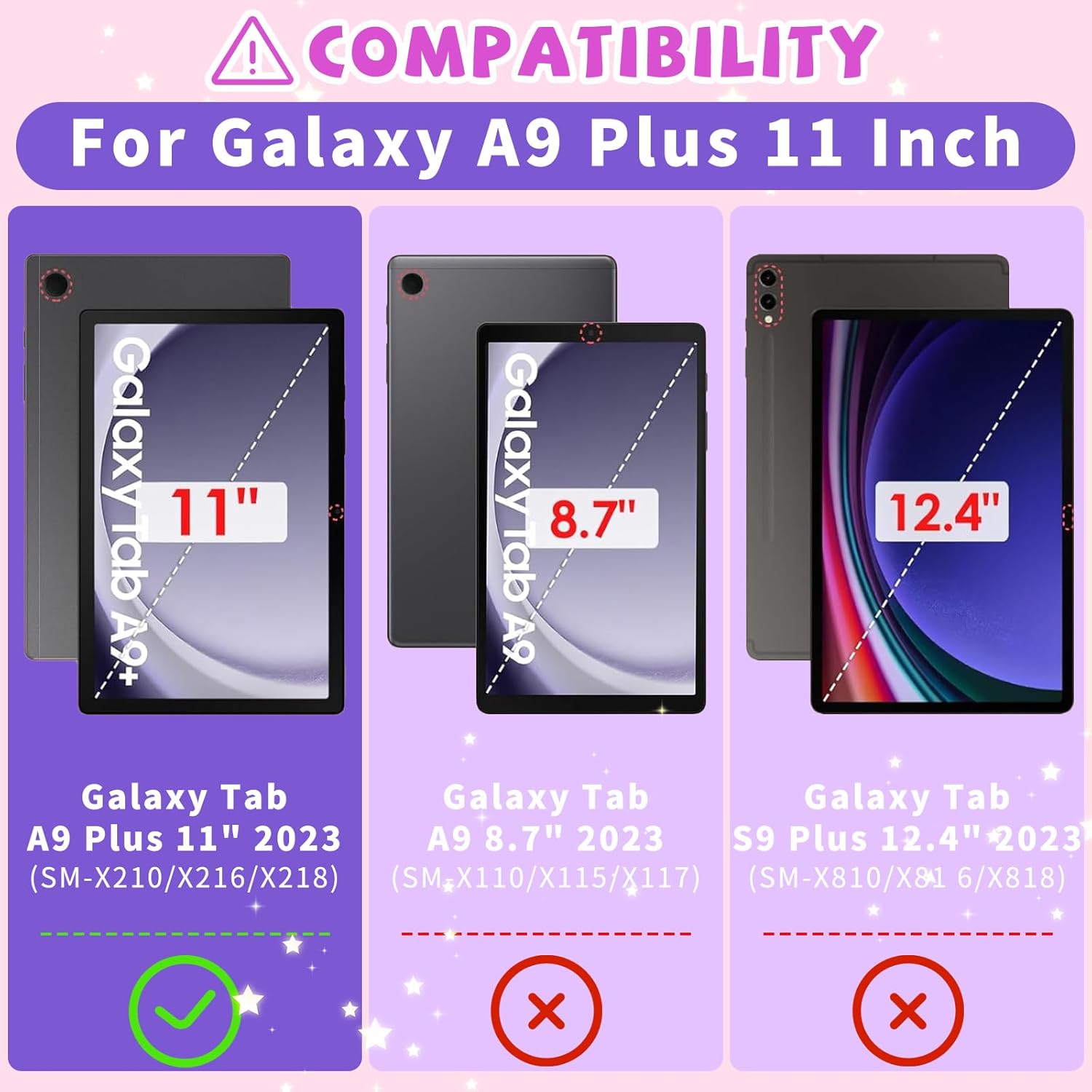 Husa pentru Samsung Galaxy Tab A9 Plus 11 inch, draguta 3D cu capsuni si tort de iaurt, silicon rezistent la socuri, pentru copii si fete, cu curea de umar rotativa si suport