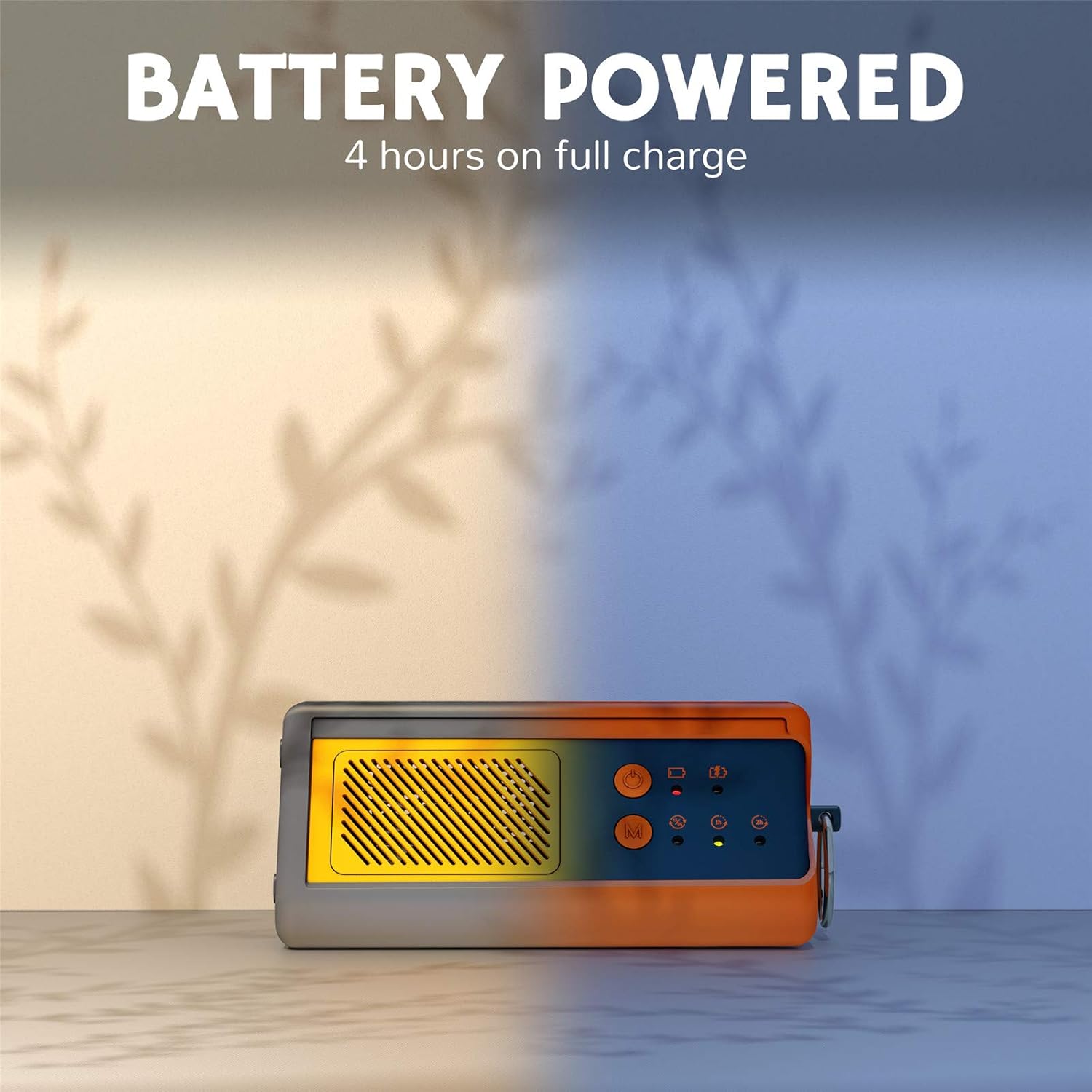 Generator de ozon portabil Airthereal PA1K-GO 1000mg/h, fara fir, cu baterie reincarcabila 3000mAh, 4 moduri functionare, eliminare mirosuri, bacterii si virusi, pentru masina, hotel, birou, baie, spatii pana la 46 mp, autonomie pana la 4-6h