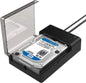 Docking Station pentru HDD/SSD extern, carcasa rack de 2,5-3,5 inchi, SATA, UASP, USB 3.0, USB 3.2 Gen1, plug and play, cu sursa de alimentare DC 12 V, rata de transfer 5 Gbps, cablu tip A de 1.8 m